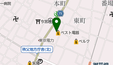 ベスト電器 ヤオ秩父店の地図画像
