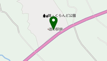 道の駅 錦の地図画像