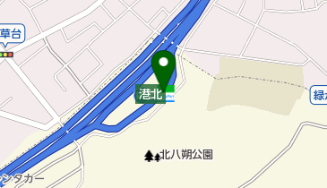 東名高速道路 港北PA(下り線)の地図画像