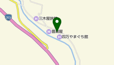 四万温泉わしの屋酒店の地図画像