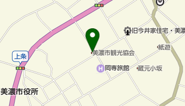 美濃市観光協会の地図画像
