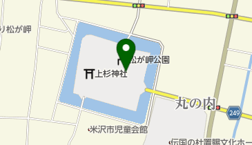 米沢観光物産協会案内所の地図画像