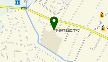 中央自動車学校の地図画像