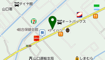 山口ダイハツ販売(株)U-CAR山口店の地図画像