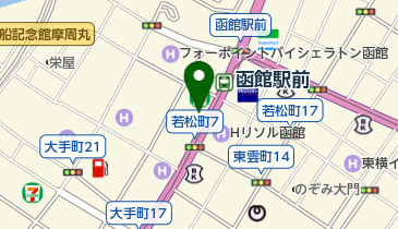 函館商工会議所1Fの地図画像
