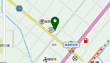 ふれあいプラザの地図画像