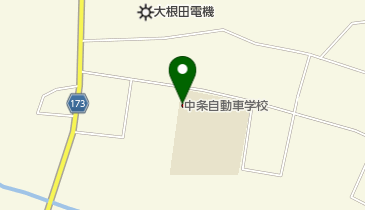 中条自動車学校の地図画像