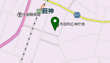 魚沼市 広神図書館の地図画像