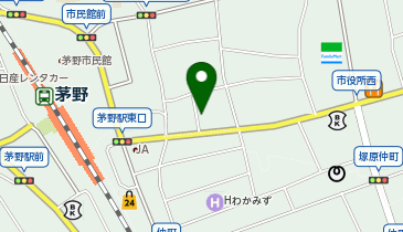 茅野商工会議所の地図画像