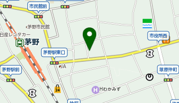 茅野商工会議所 大研修室の地図画像