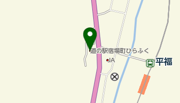 道の駅 宿場町ひらふくの地図画像