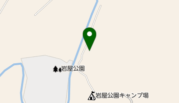 岩屋公園キャンプ場の地図画像