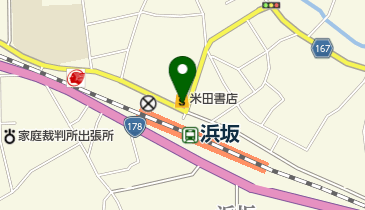 浜坂駅前 まち歩き案内所の地図画像