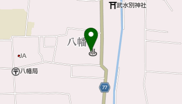 ホテルうづらやの地図画像