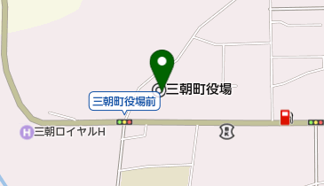 三朝町総合文化ホールの地図画像