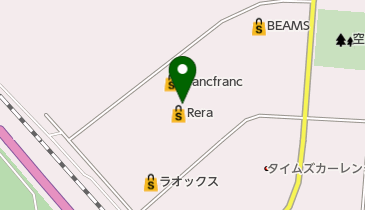 千歳アウトレットモール・レラの地図画像