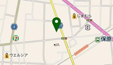 味処大番保原店の地図画像