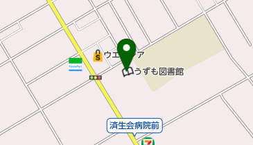 神栖市うずもコミュニティセンターの地図画像