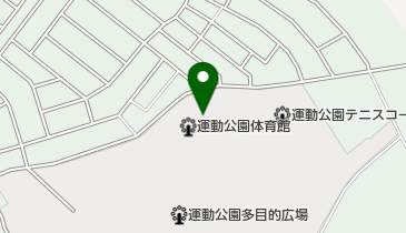 牛久運動公園体育館ロビーの地図画像