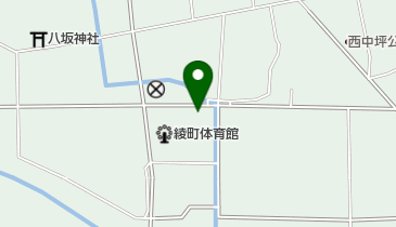 綾町公民館の地図画像