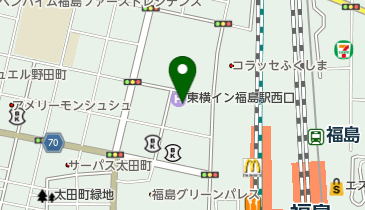 東横イン福島駅西口の地図画像