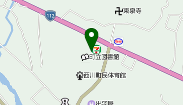 西川交流センターあいべ 2階ロビーの地図画像