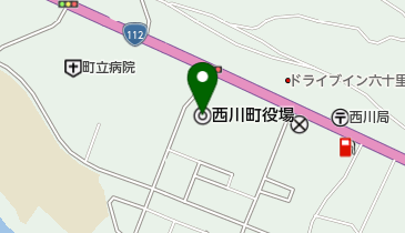 西川町役場 1階ロビーの地図画像