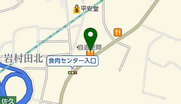 自遊空間 佐久店の地図画像