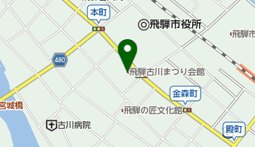 飛騨古川まつり会館の地図画像