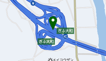 東海北陸自動車道 ぎふ大和パーキングエリアの地図画像