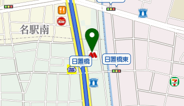 麻雀 上海闘龍門 タイホウ名駅南店の地図画像