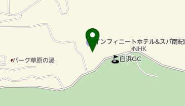 ホテルグリーンヒル白浜の地図画像