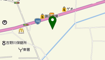 ミリオン鴨島店の地図画像