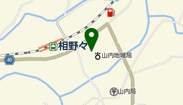 横手市役所 山内庁舎の地図画像