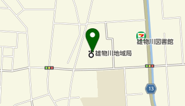 横手市役所 雄物川庁舎の地図画像