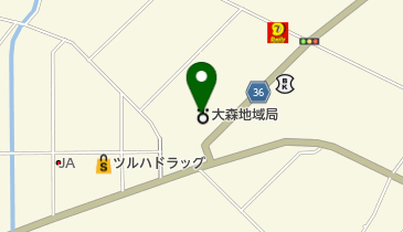 横手市役所 大森庁舎の地図画像