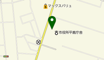 横手市役所 平鹿庁舎の地図画像