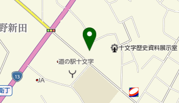 十文字文化センターの地図画像