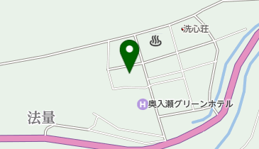 野の花 焼山荘の地図画像