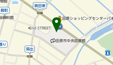 田原市文化会館・総合体育館の地図画像