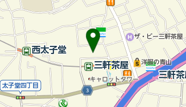 カフエ マメヒコ 三軒茶屋の地図画像