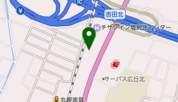 ジノス塩尻北店の地図画像