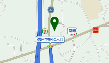 信州中野観光センターの地図画像