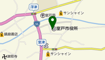 保健福祉センター「やすらぎ」の地図画像