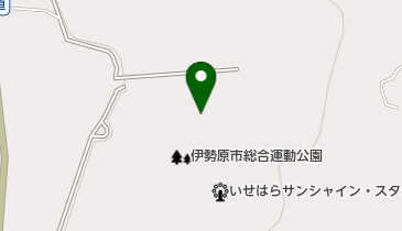 伊勢原市総合運動公園体育館の地図画像