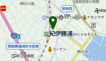 バスターミナルの地図画像