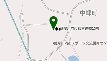 薩摩川内市 サンアリーナせんだいの地図画像