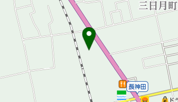 まるみつ三日月店の地図画像