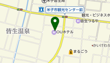 おーゆホテルの地図画像