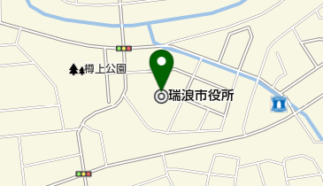 瑞浪市役所1Fの地図画像